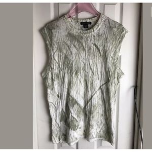 Kenneth Cole Cotton Sleeveless Shirt T-shirt -NWOT
